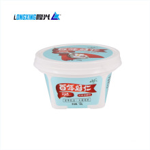 230 ml 8oz PP Plastik Einweg -Eiscreme -Joghurt -Injektion iml gedruckte Tasse mit Löffel